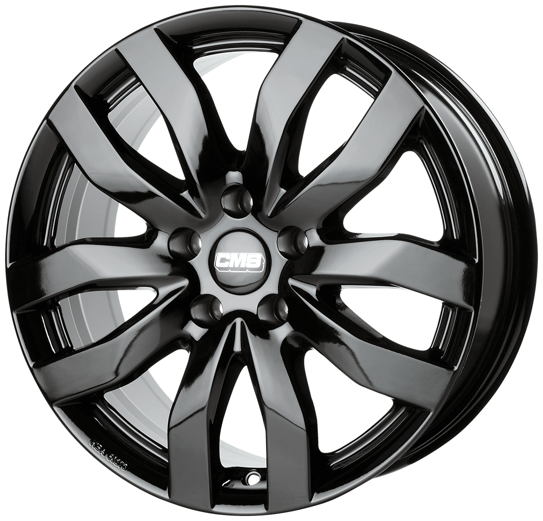 Jante CMS C22 7x16 pouces, entraxe 112, déport ET35, couleur Noir Brillant